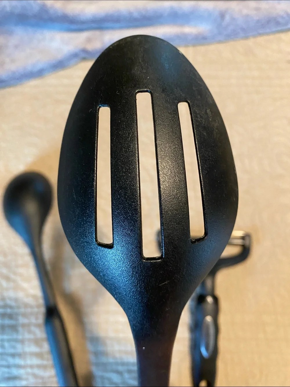 Farberware Black Nylon Serving Spoon, Slotted Spoon & Peeler